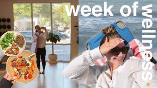 a (chatty) wellness week in my life: new recipes, exercise routine, mental wellness & more