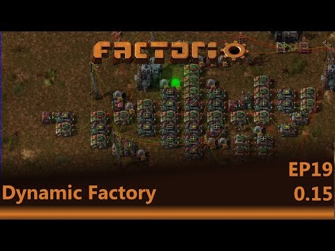 Factorio : Dynamic Factory Lets Play EP19 - Train ready signalling
