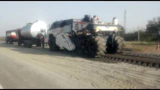 stabilization of road with Bitumen & Cement
