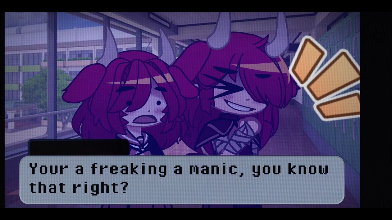 Two random ocs doing random oc things