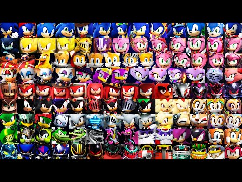 Sonic Forces Speed Battle: All 123 Characters Gameplay