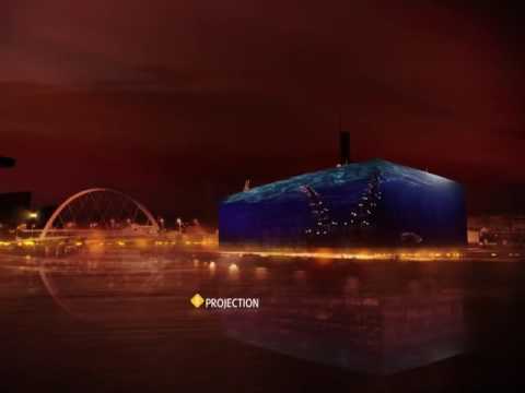 Glasgow Commonwealth Games 2014 opening ceremony simulation