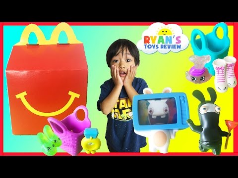 McDonald Indoor Playground for Kids with Happy Meal Surprise Toys Video