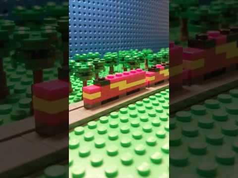 LEGO Micro Trains - Thomas escapes from the Unstoppable Train! #lego #train #railway #unstoppable