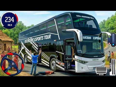 New Heavy Driver Bus Simulator 2026 - Indian Offroad Bus Driving 3D - Bus Game Andriod Gameplay