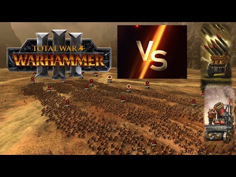 Are Dreadquake Mortars Better Vs 20 Skavenslaves than 2 Hellstorm Rocket Batteries in TW: WH3?