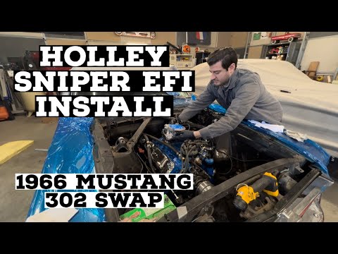 HOLLEY SNIPER EFI INSTALL PART 1: 1966 Mustang 302 Swap