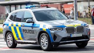 Ministri vnútra Matúš Šutaj Eštok a školstva Tomáš Drucker a policajná