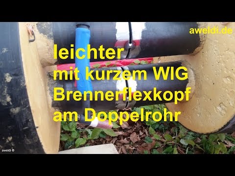 Gasdüsen mit WIG System Rohre schweißen am Doppelrohr Tipps zum WIG-Rohrschweißen YouTube Video FHD