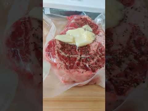 Delicious  Ribeye Steak Sous Vide with some help from Anova Culinary!