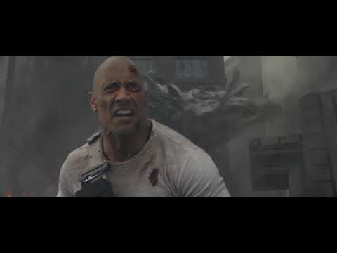 Giant Flying Wolf   George vs Ralph vs Lizzie   Final Battle Scene   Rampage Movie