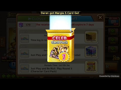 Get Margie S from 1 Celeb Card Pack ! [LINE LET'S GET RICH]