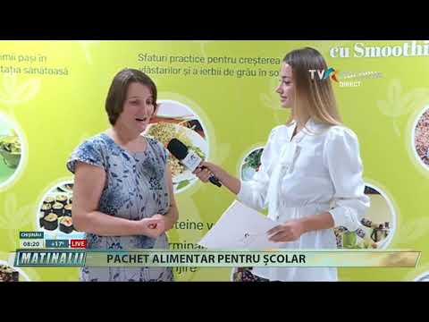 Lucia Gavrilita - pachetul alimentar pentru elevi. Matinalii TVR