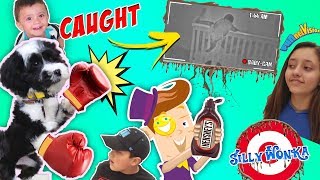 SOMEBODY EXPLODED CHOCOLATE in TARGET! Puppy Boxing & Caught Shawn Doing What? (FUNnel Vision Vlog)