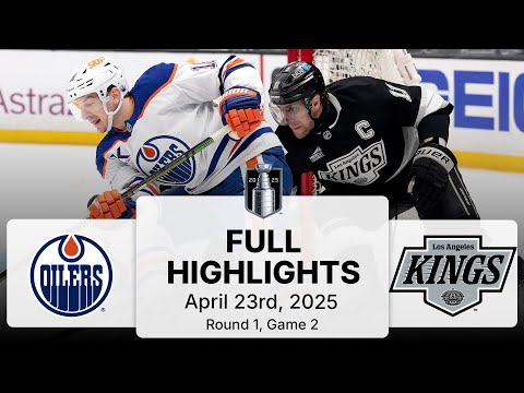 NHL Playoff Highlights | Oilers vs. Kings | Gm 2 | April 23, 2025