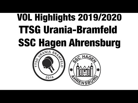 Tischtennis Highlights VOL TTSG Urania-Bramfeld - SSC Hagen Ahrensburg