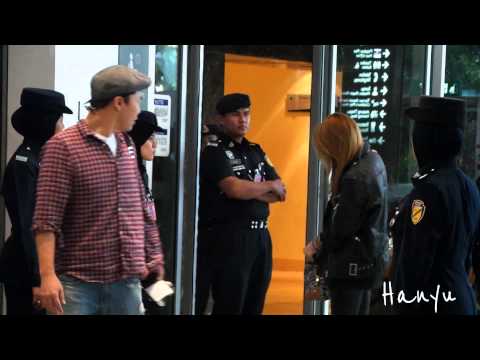 130115 Ailee and Huh Gak arrival at KLIA Sepang , Malaysia.