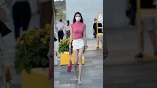 beautiful girl street fashion outfits style #tiktok #chinesefashion #mejoresstreetfashion #shorts