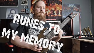 Amon Amarth - Runes To My Memory (Guitar Cover by FearOfTheDark)