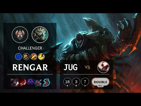 Rengar Jungle vs Lee Sin - EUW Challenger Patch 10.16