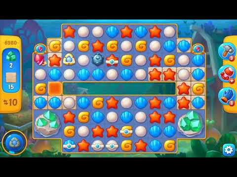 Fishdom 2021 - Level 6980   #playrix #fishdom #gaming