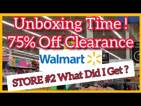 🛒UBOXING TIME! SEE WHAT I GOT FROM WALMART'S 75% OFF CLEARANCE SECTION! 👀#walmartclearance #unboxing