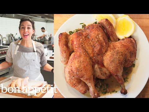 Carla Makes Brick Chicken in a Cast-Iron Skillet | Bon Appétit