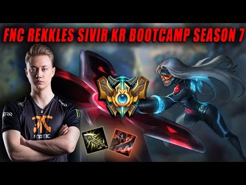 FNC Rekkles | Sivir vs Tristana | KR Bootcamp before Worlds Season 7