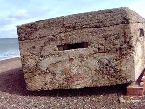 Type 24  Coastal Pillbox WW2  Taken by the sea
