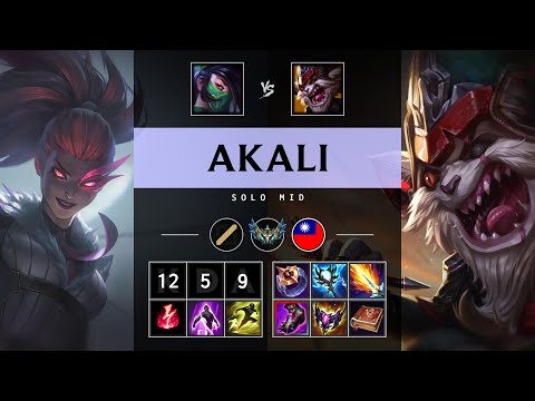 Akali Mid vs Kled - TW Challenger Patch 25.19