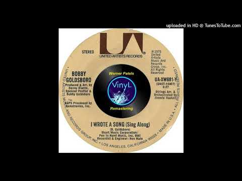 Bobby Goldsboro (1975) – I Wrote A Song (Sing Along) (Remastered 2023)