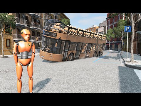 Crash Test Dummy's Bad Day #1 - BeamNG DRIVE | SmashChan