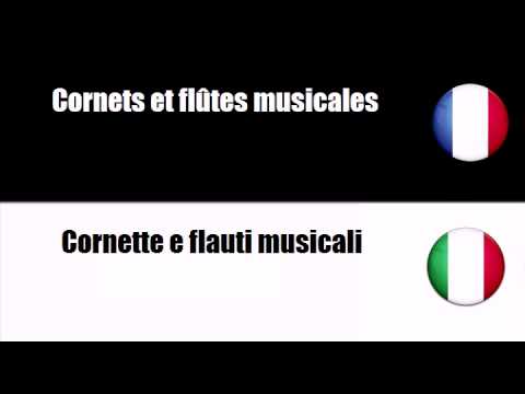 # Italiano=Francese # Argomento = Strumenti a fiato