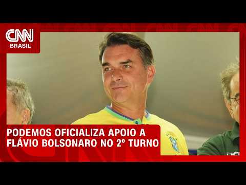 Podemos declara apoio a Flávio Bolsonaro no segundo turno | HORA H
