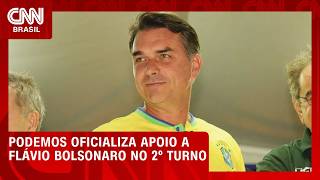 Vídeo: Podemos declara apoio a Flávio Bolsonaro no segundo turno | HORA H