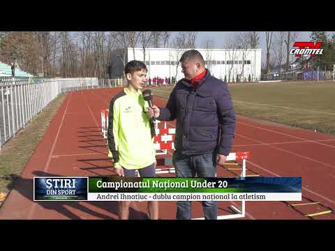 ȘTIRI DIN SPORT CROMTEL TV - Andrei Ihnatiuc - dublu campion național la atletism
