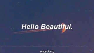 jonas brothers - hello beautiful // letra en español