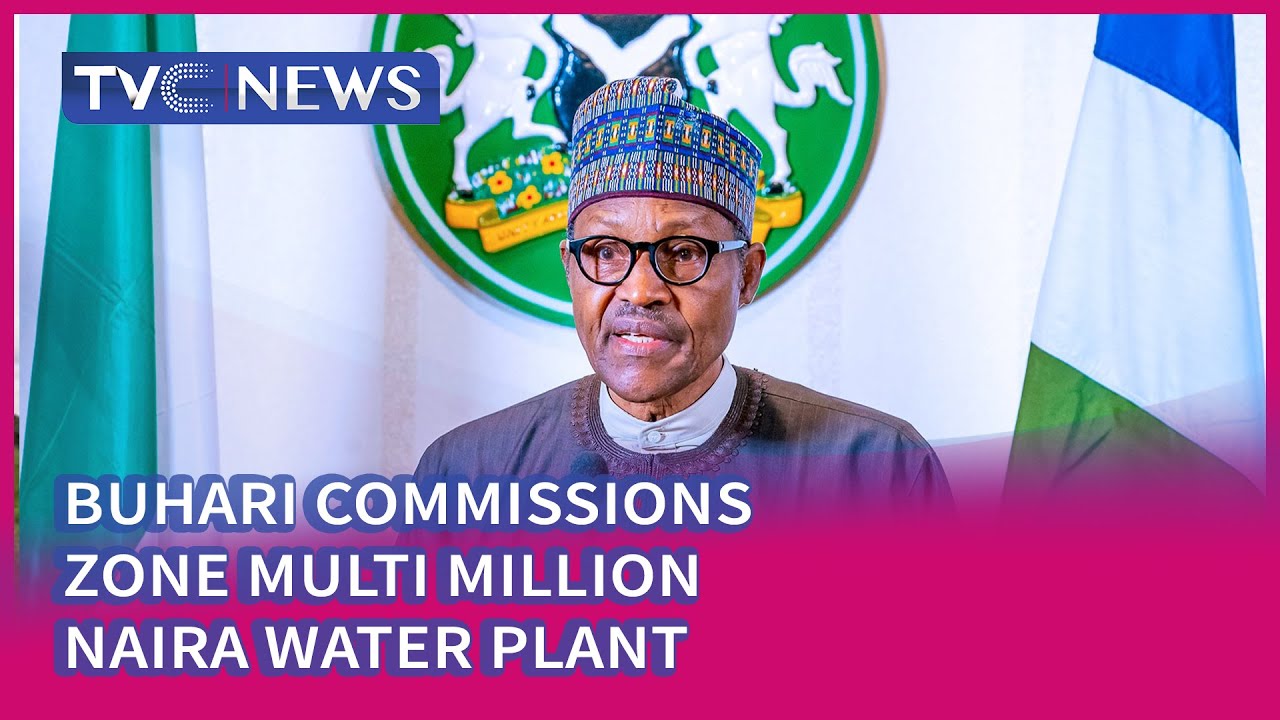 [Watch] President Buhari Commissions Zone Multi Million Naira Water Plant