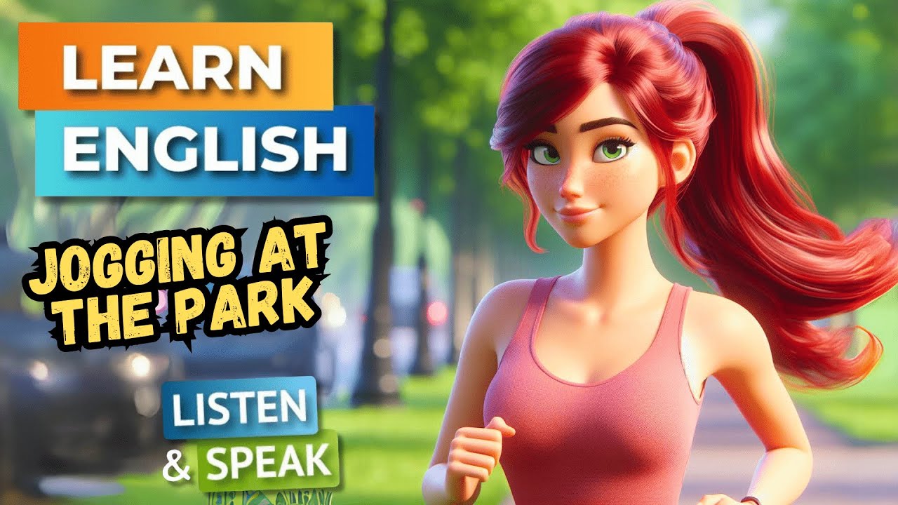 Jogging at park  | Improve Your English | English Listening Skills - Speaking Skills.