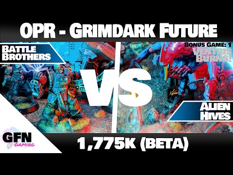 Battle Brothers VS Alien Hives - Bonus Warhammer 40k Campaign Mission Grimdark Future OnePageRules