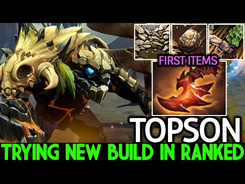 TOPSON [Tiny] Trying New Build First item STR Blink in Ranked Dota 2