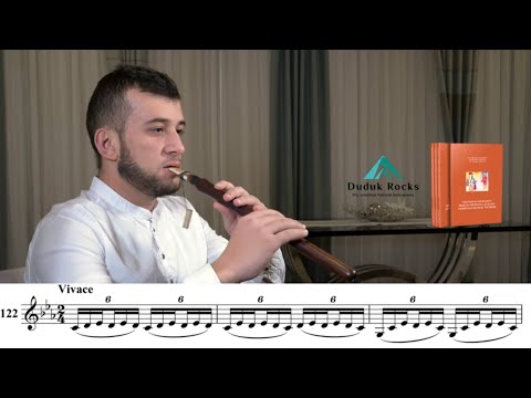 Duduk Etude Page 83 Nr. 122 Armenian Duduk Method DudukRocks