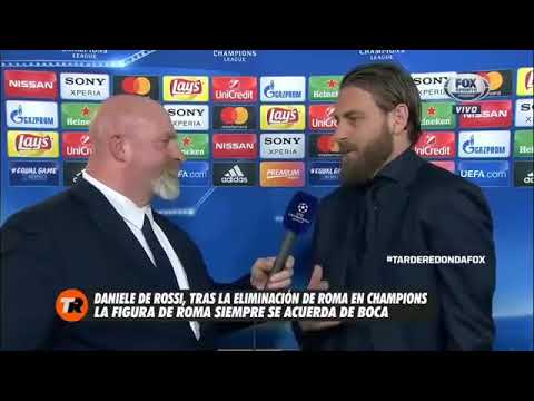 Daniele De Rossi e il tifo sella Samb