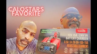 YONHAN 15A Battery Charger Review 🔧 | Smart Charging for All Your 12V/24V Batteries!