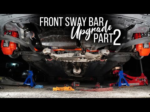VW MK6 GTI How to Upgrade Front Sway Bar / Anti-Roll Bar - Part 2