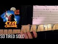 Easy! JAKE E. LEE Solo - SO TIRED ( Bark at the ...