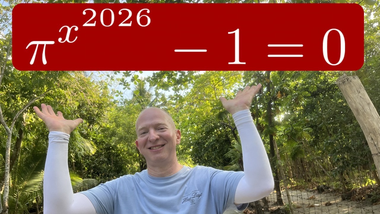 Can You Solve This Equation with Pi?