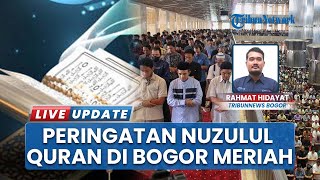 Malam ke-21 Tarawih di Masjid Keramat Empang Bogor, Panjang Saf Salat Mengular hingga ke Jalan Raya