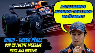 Radio Subtitulado - Checo Pérez: Manda un mensaje a todos sus rivales, tras clasificar P3. F1 radio