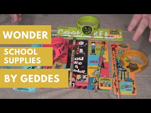 Kids Unbox/Review - Wonder School Supplies by Raymond Geddes